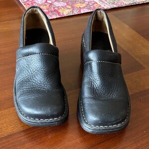 Born Black Leather Women's Mules